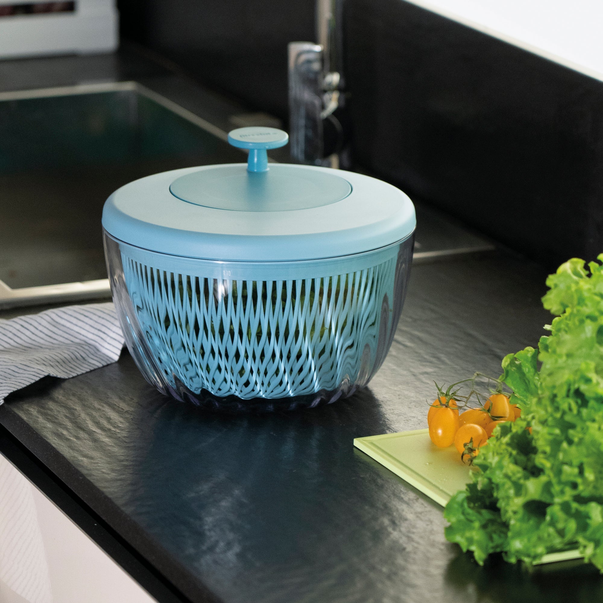Salad Spinner With Lid "Spin&Store"