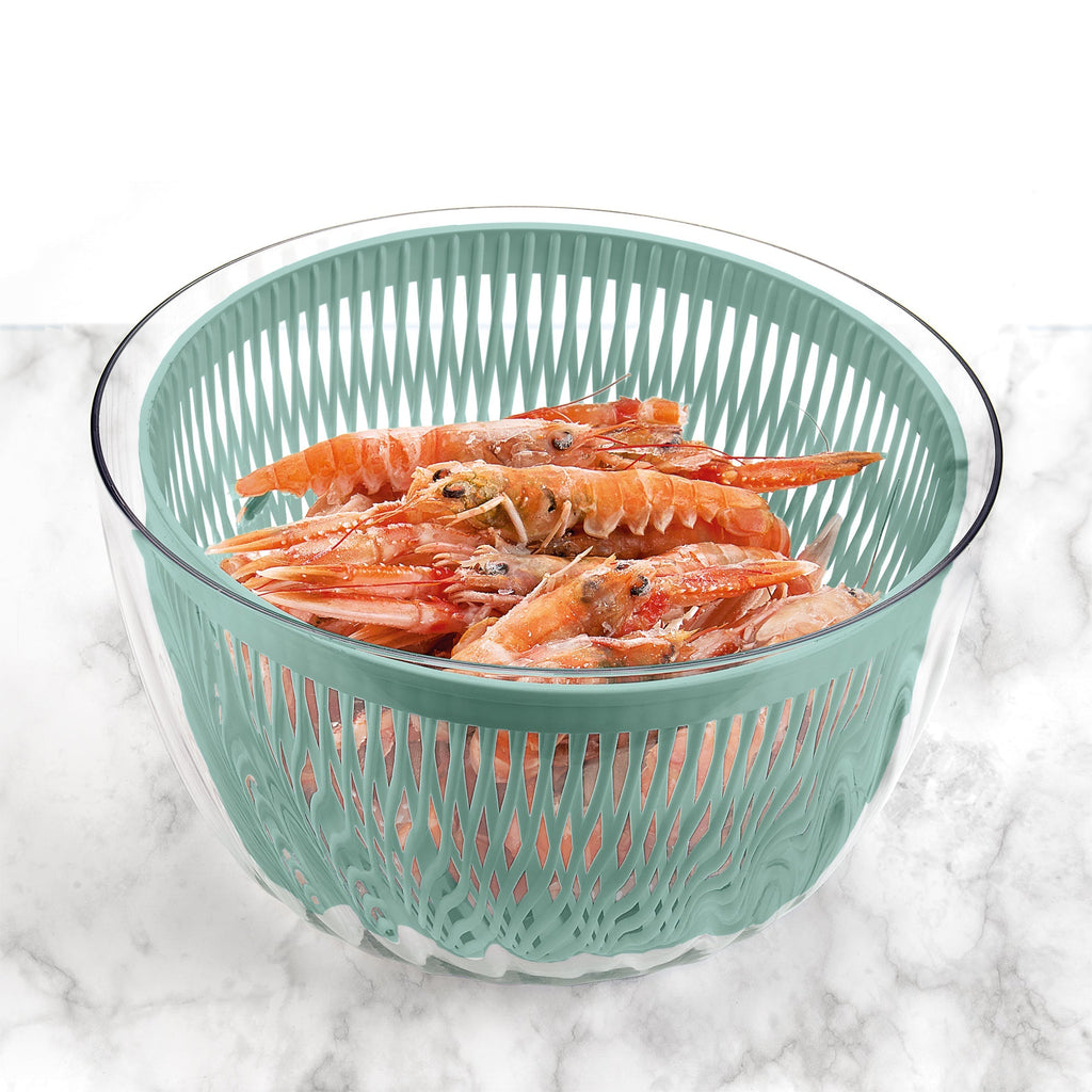 Salad Spinner With Lid "Spin&Store"