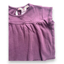 Bonpoint - T Shirt En Coton Couleur Aubergine - 12 Mois