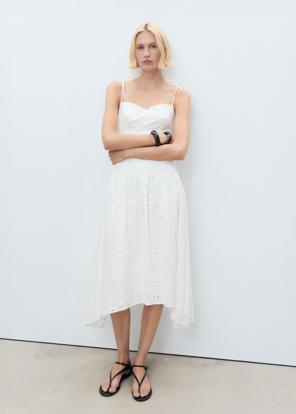 Robe Midi Ajourée