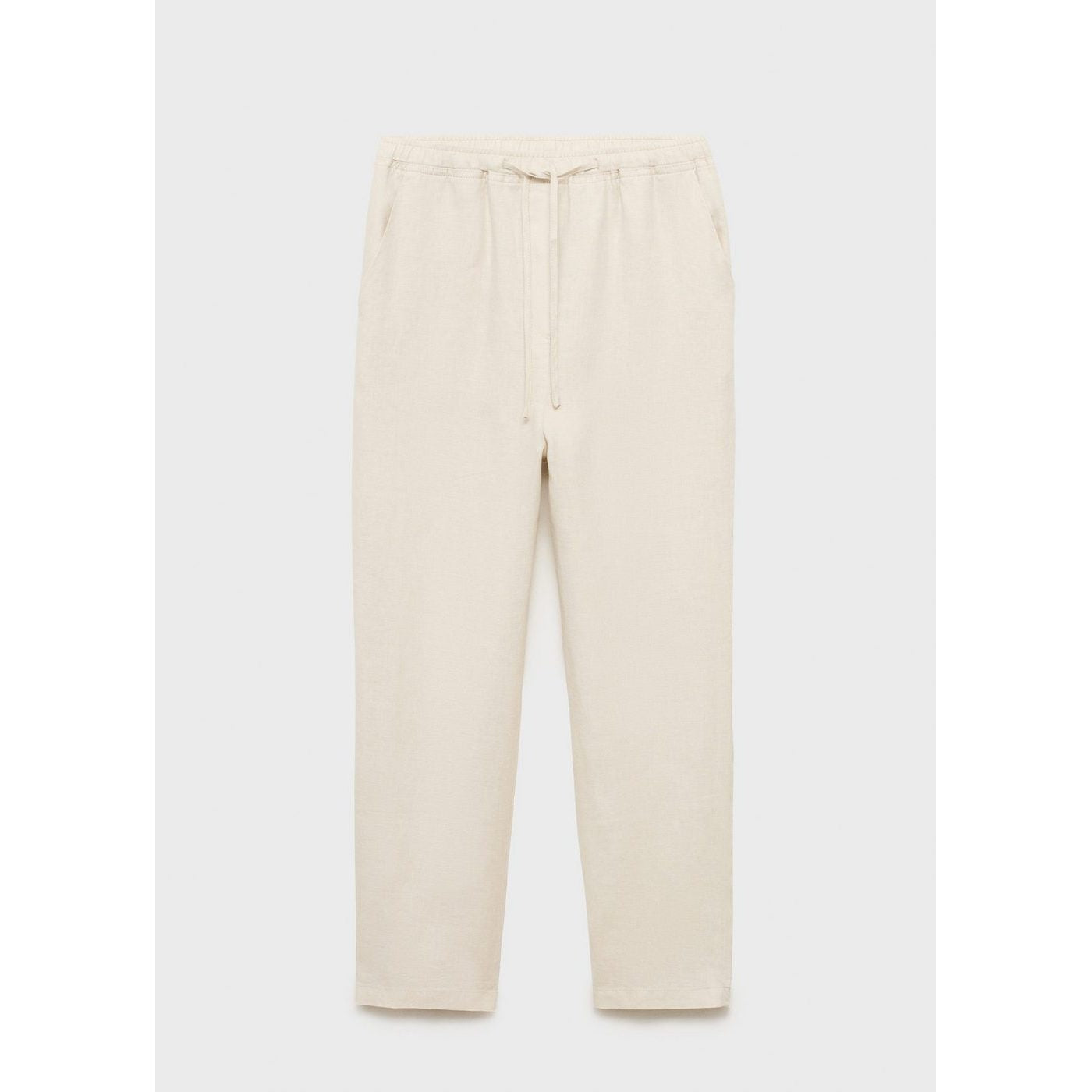 Pantalon Linen - Gris Clair/Pastel