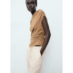 Pantalon Linen - Gris Clair/Pastel