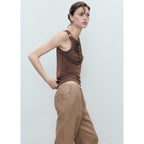 Pantalón Linen - Marrón Medio