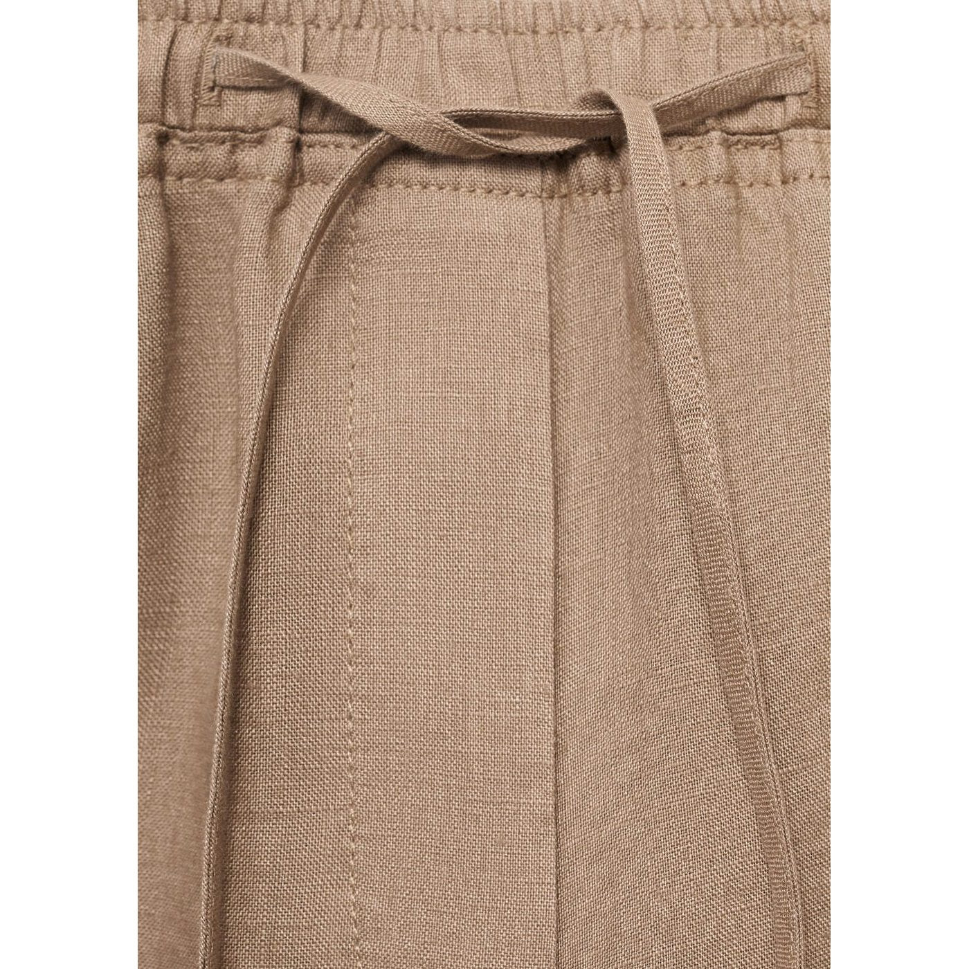 Pantalón Linen - Marrón Medio