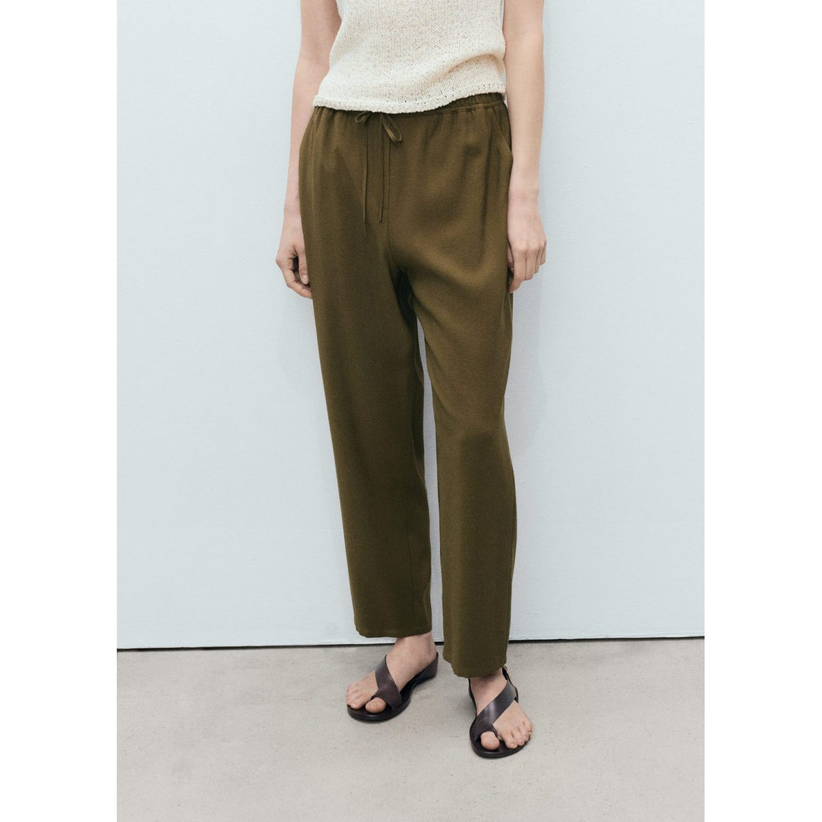 Pantalon Fluide Cordon