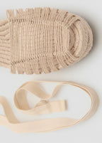 Chaussure À Talon Compensé En Jute À Brides