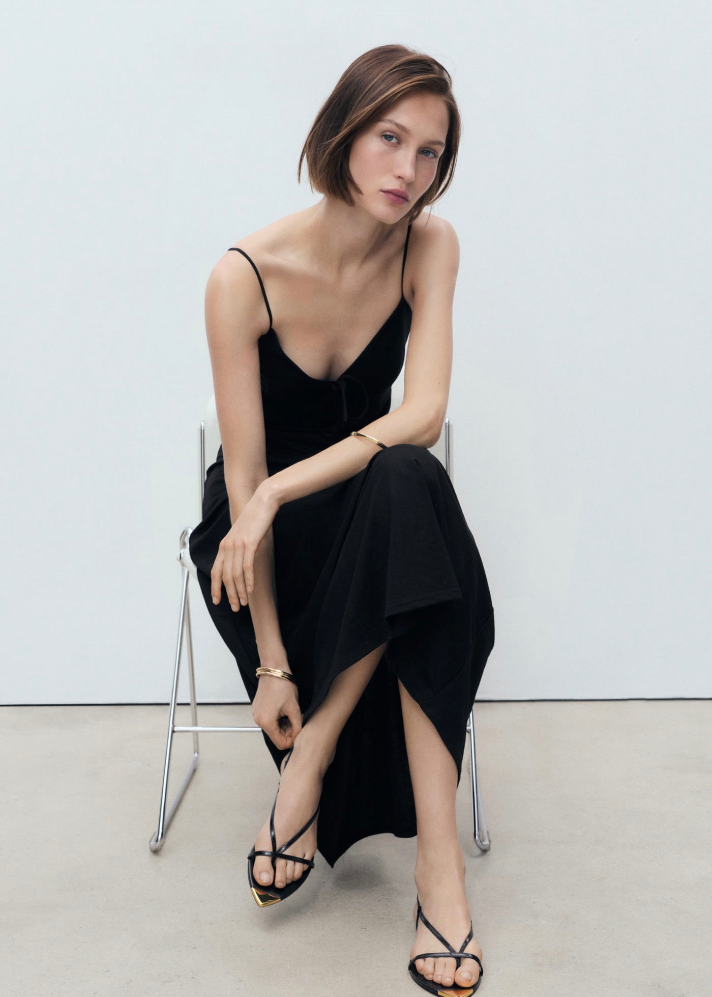 Robe Longue Encolure
