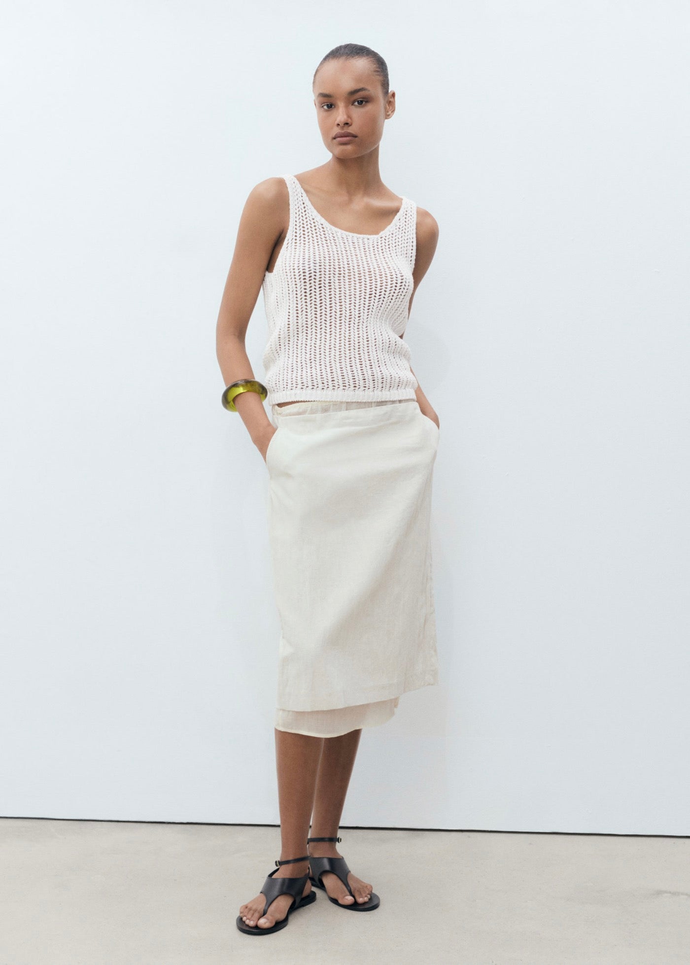 Top Crochet Bretelles