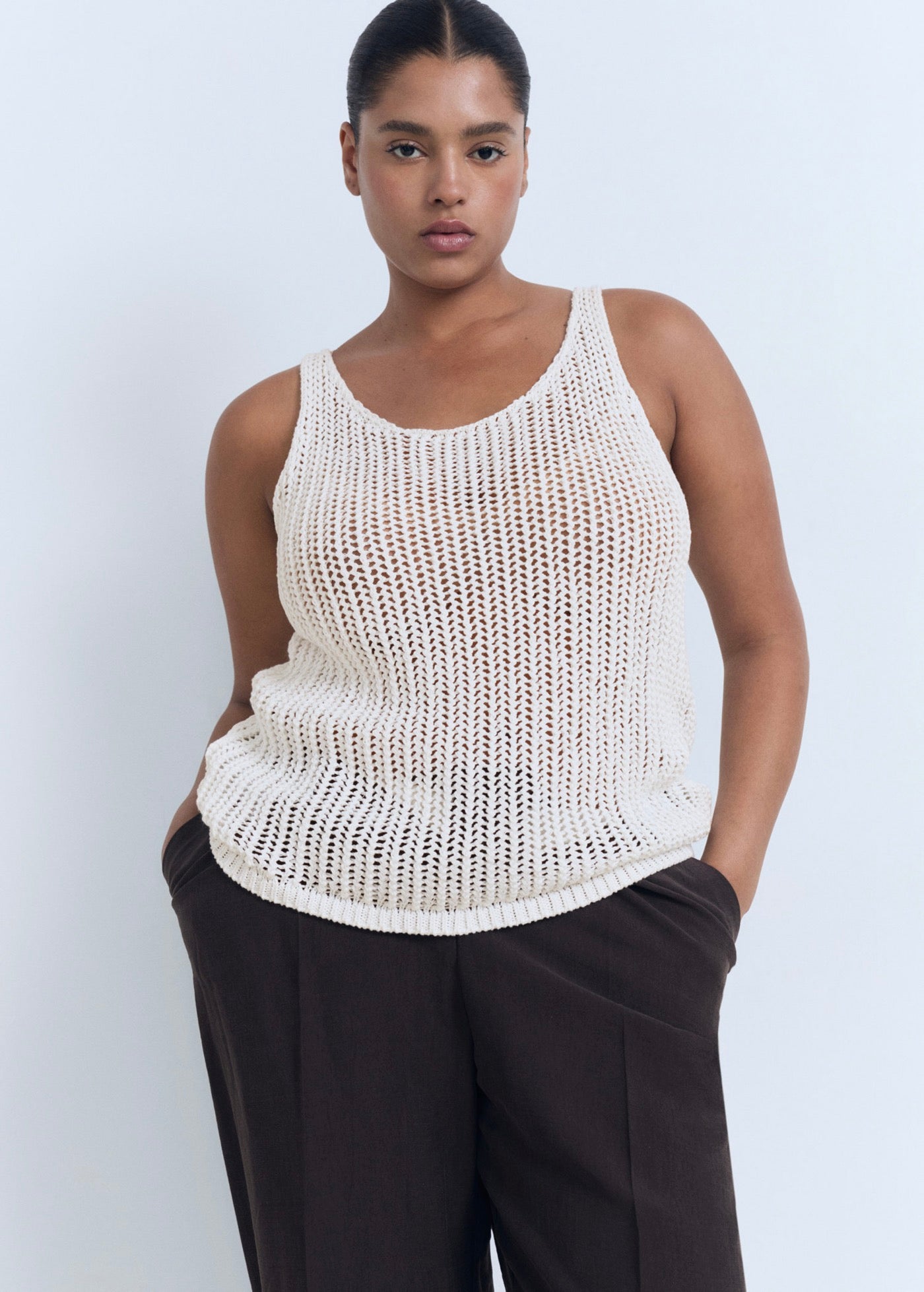 Top Crochet Bretelles