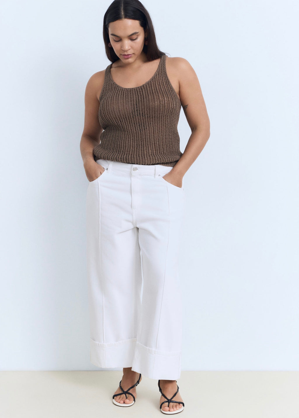Top Crochet Bretelles