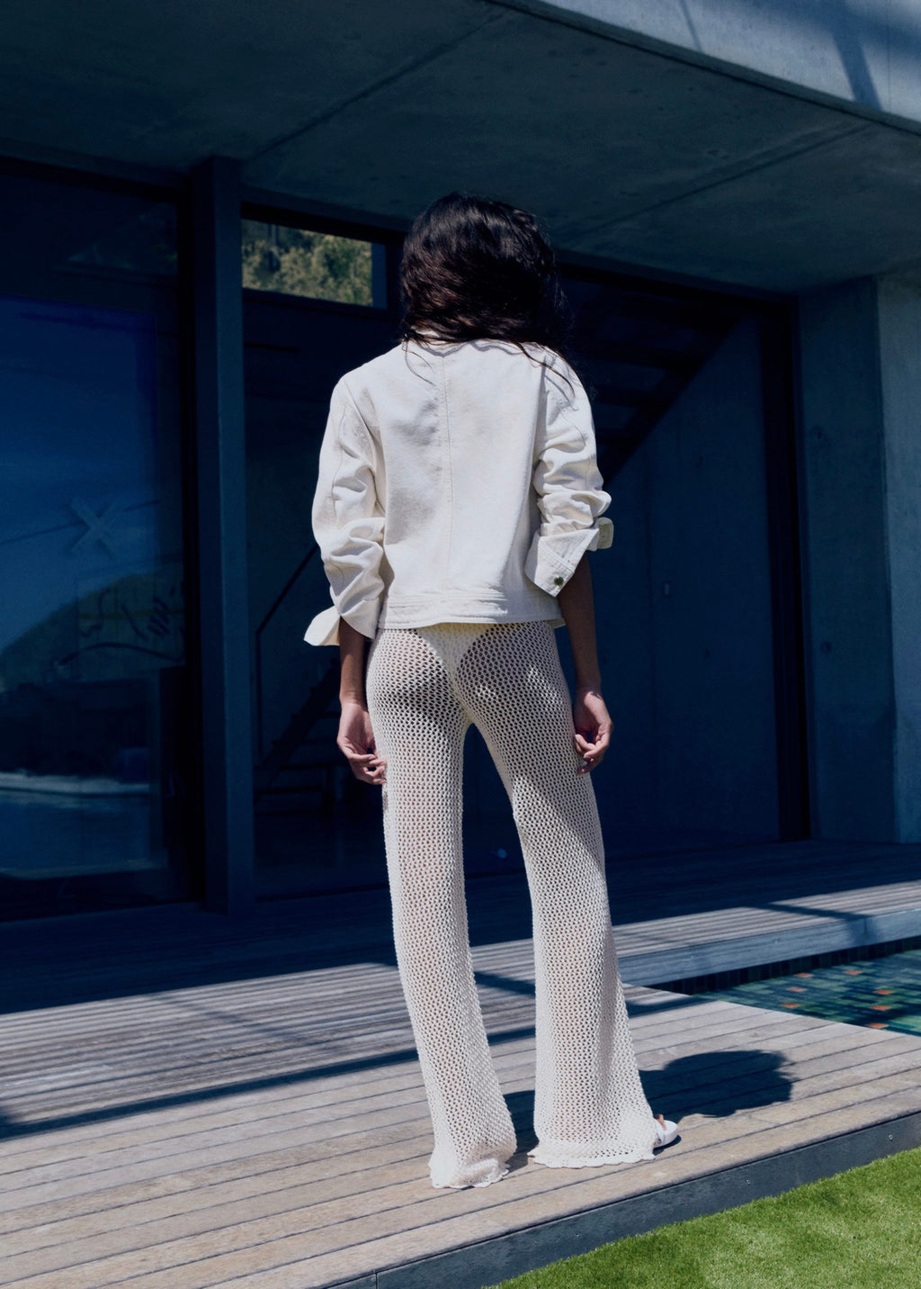 Pantalon Crochet Flare