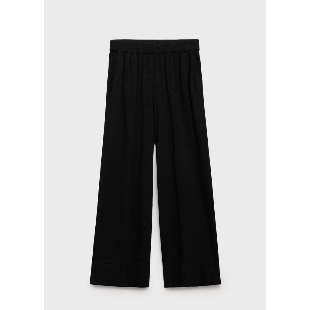 Pantalon Droit Maille Fine