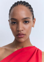 Robe Asymétrique Froncée