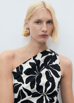 Robe Asymétrique Froncée