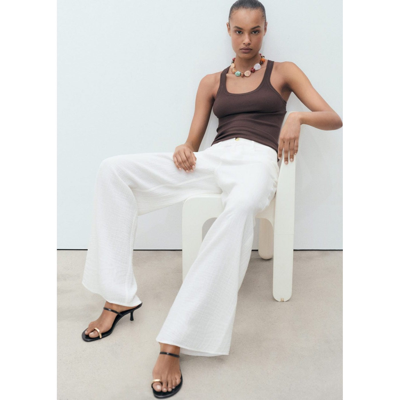 Pantalon Rodas - White