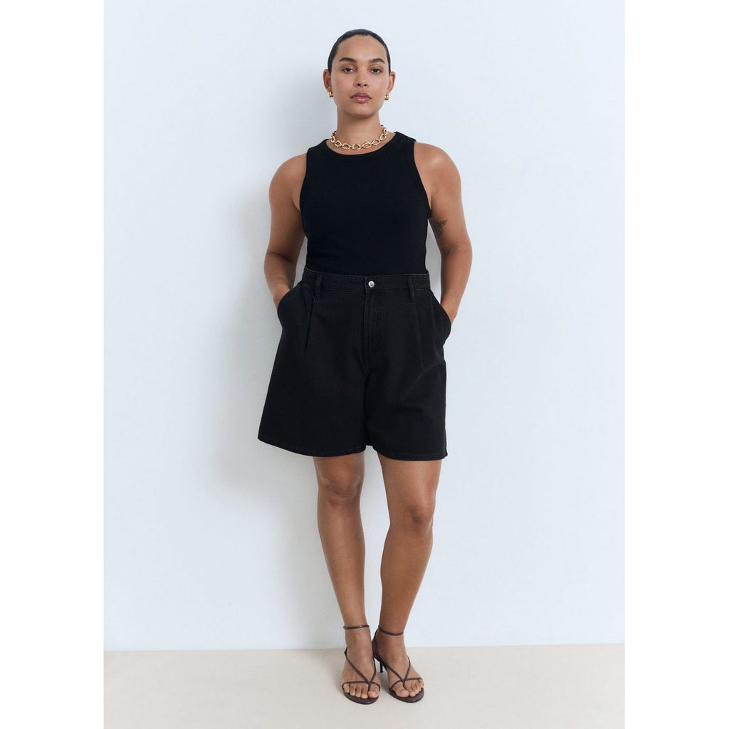 Bermuda Shorts Marina - Black Denim