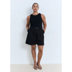 Bermuda Shorts Marina - Black Denim