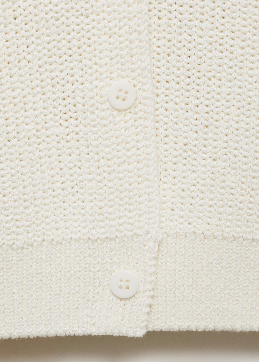 Gilet Maille Ajourée