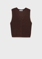 Gilet Maille Ajourée