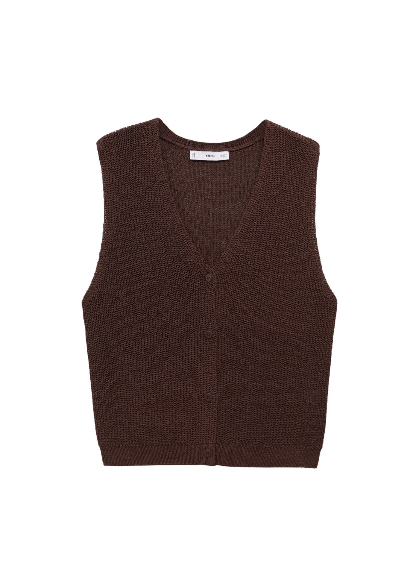 Gilet Maille Ajourée
