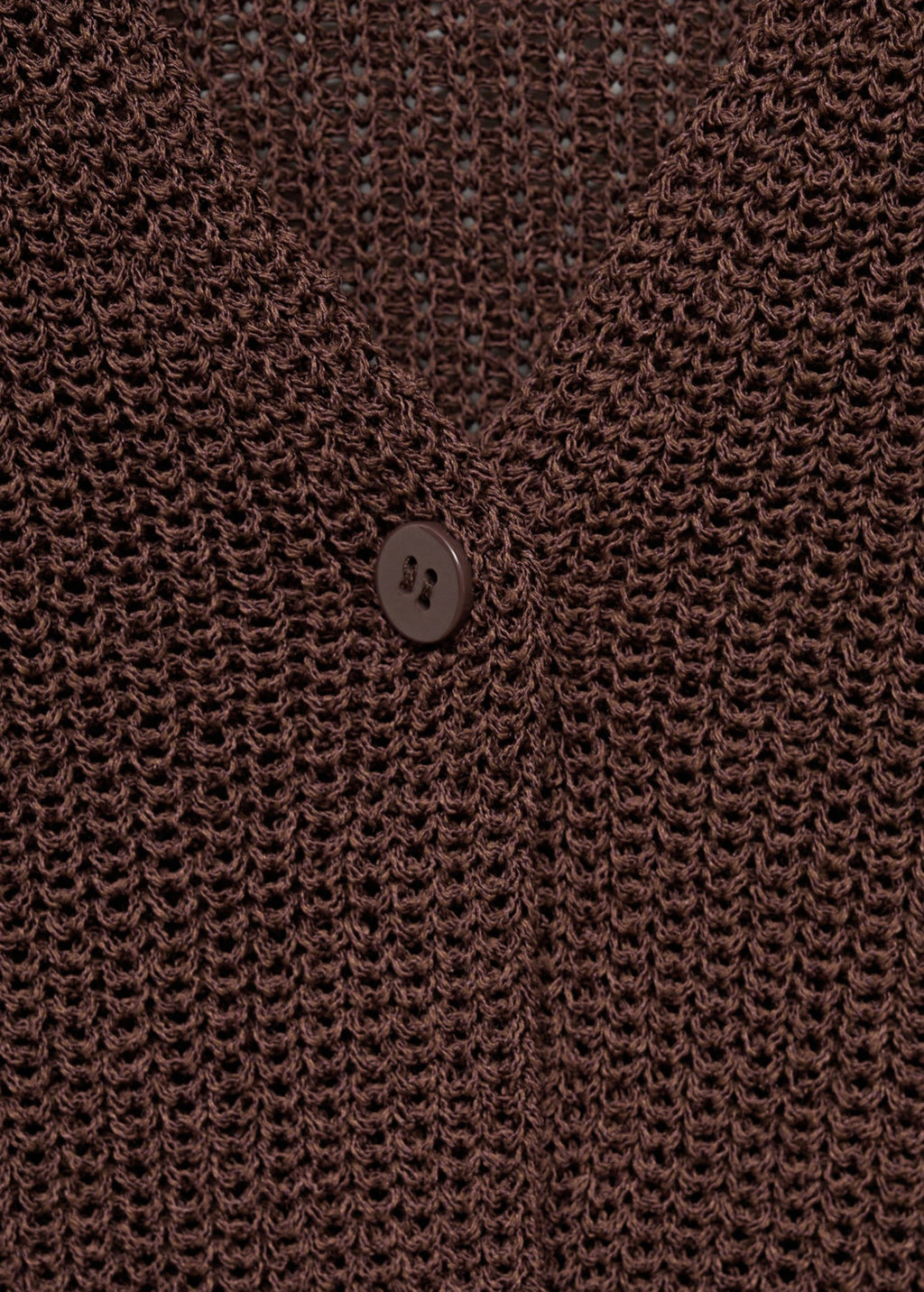 Gilet Maille Ajourée