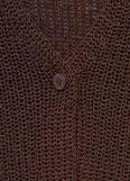 Gilet Maille Ajourée