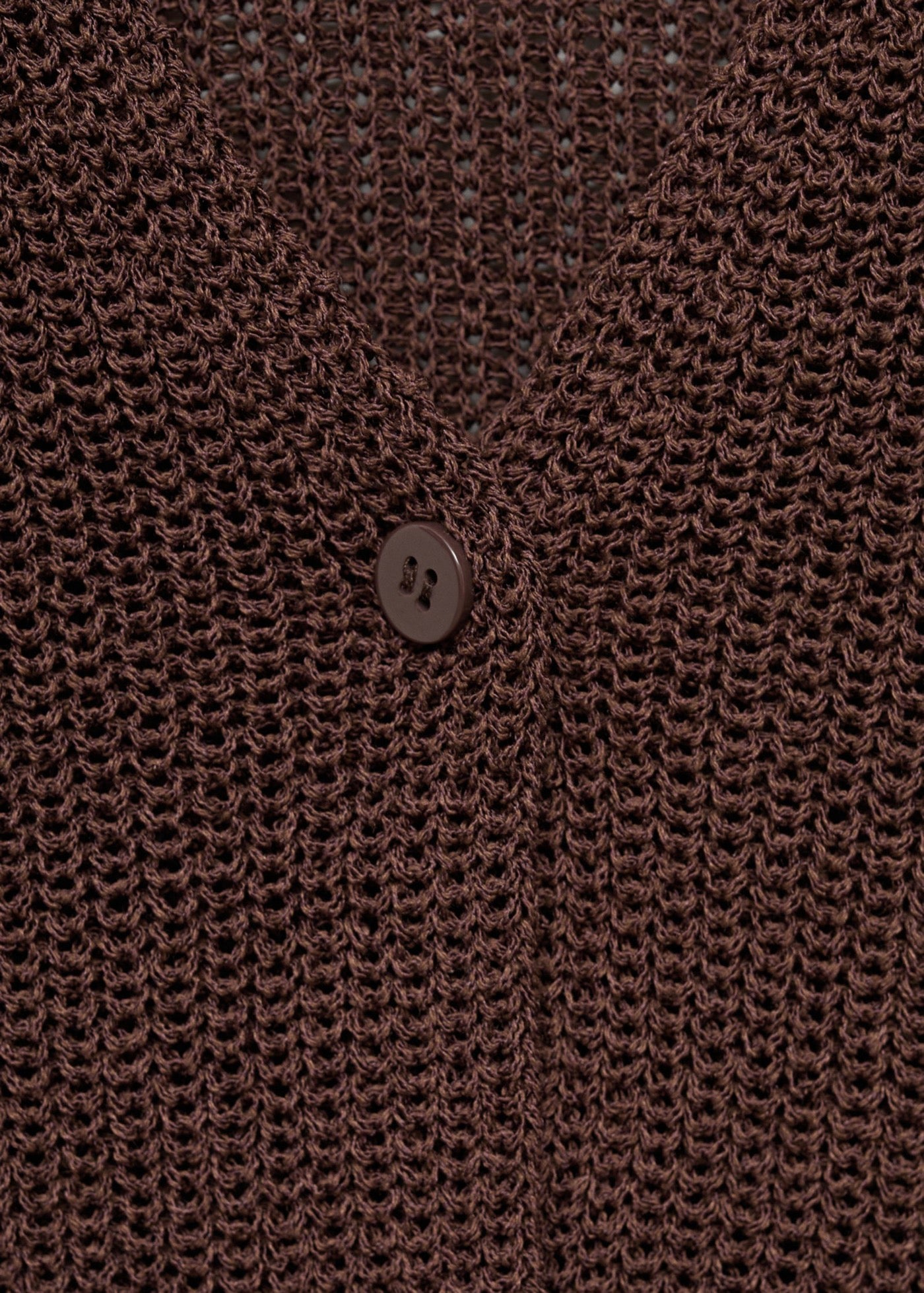 Gilet Maille Ajourée