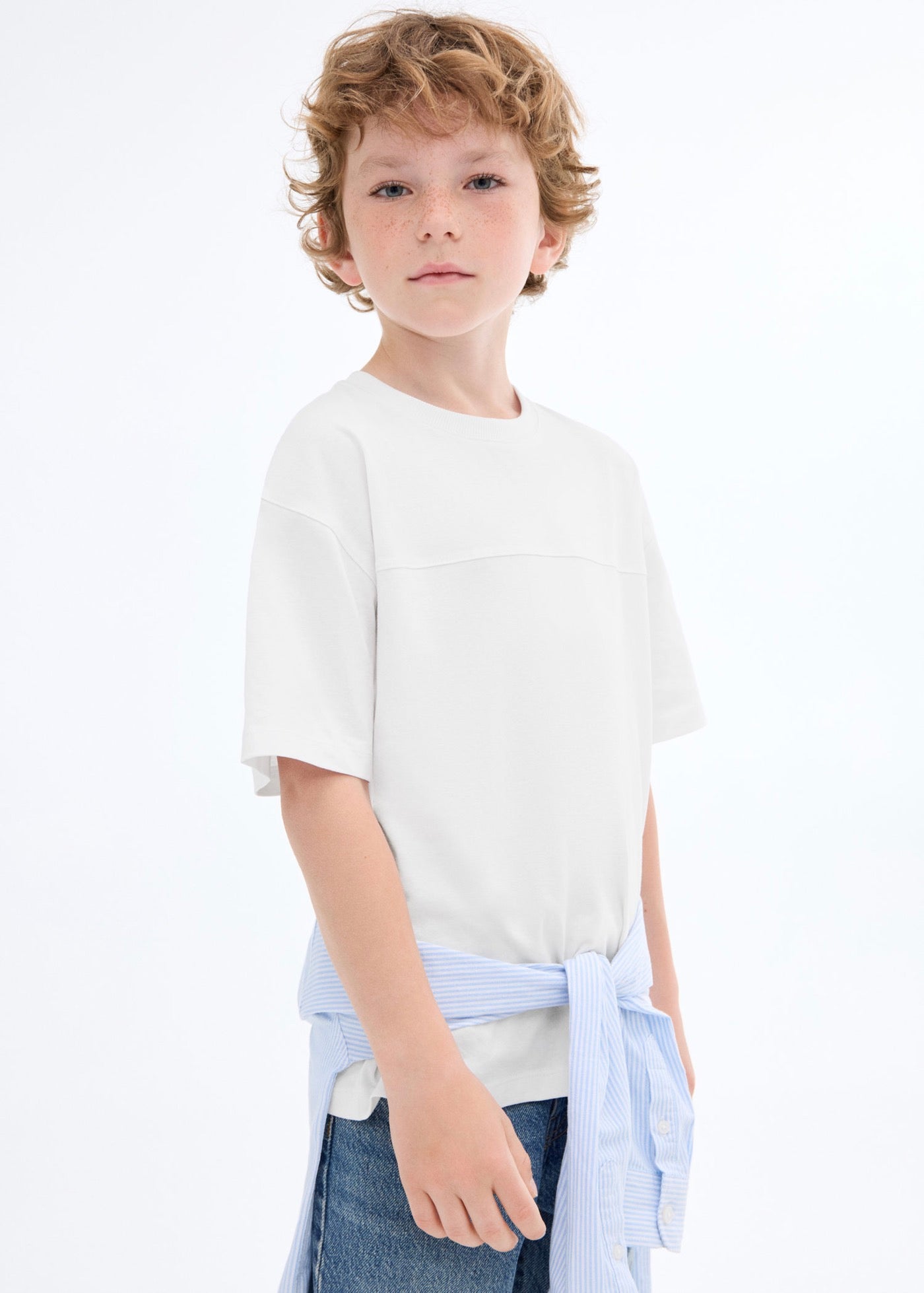 T-Shirt Newbamc Blanc - Garçon