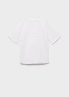 T-Shirt Newbamc Blanc - Garçon