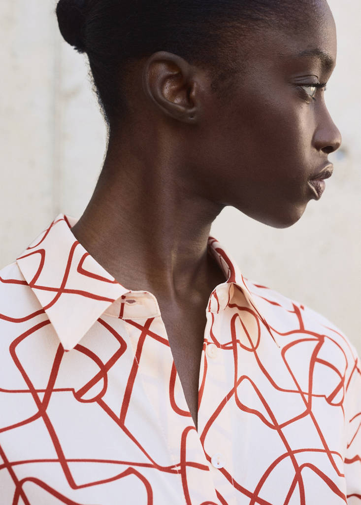 Chemise À Imprimé Abstrait