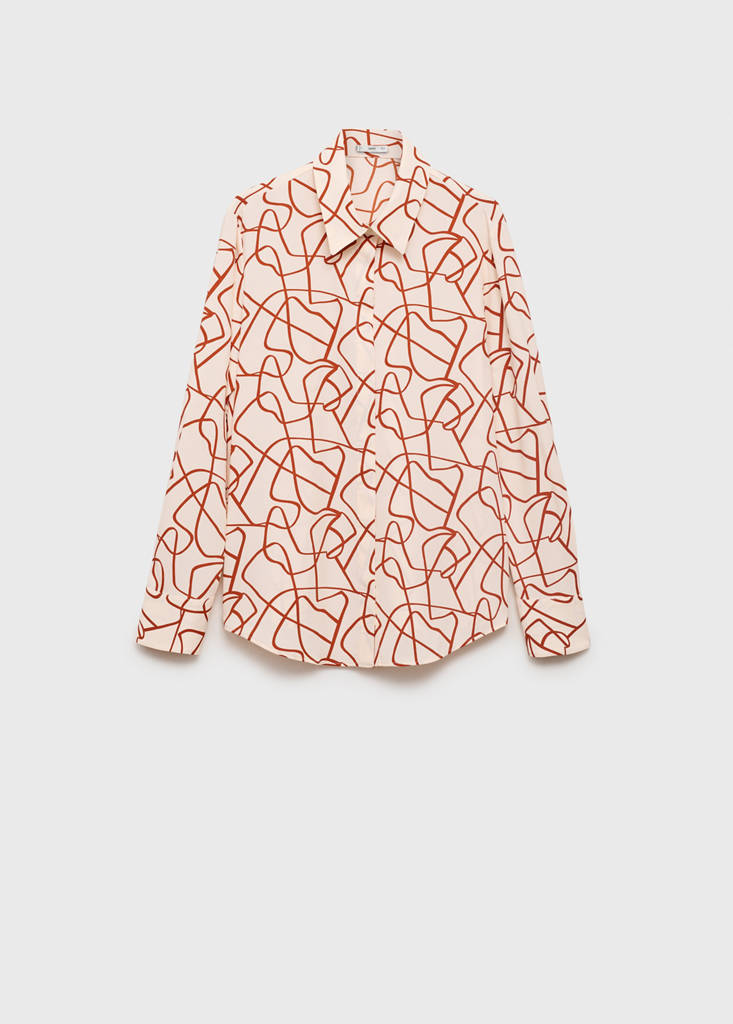 Chemise À Imprimé Abstrait