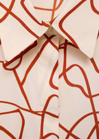 Chemise À Imprimé Abstrait