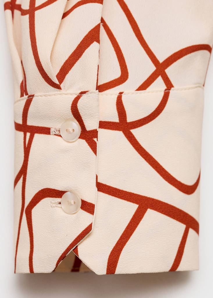 Chemise À Imprimé Abstrait