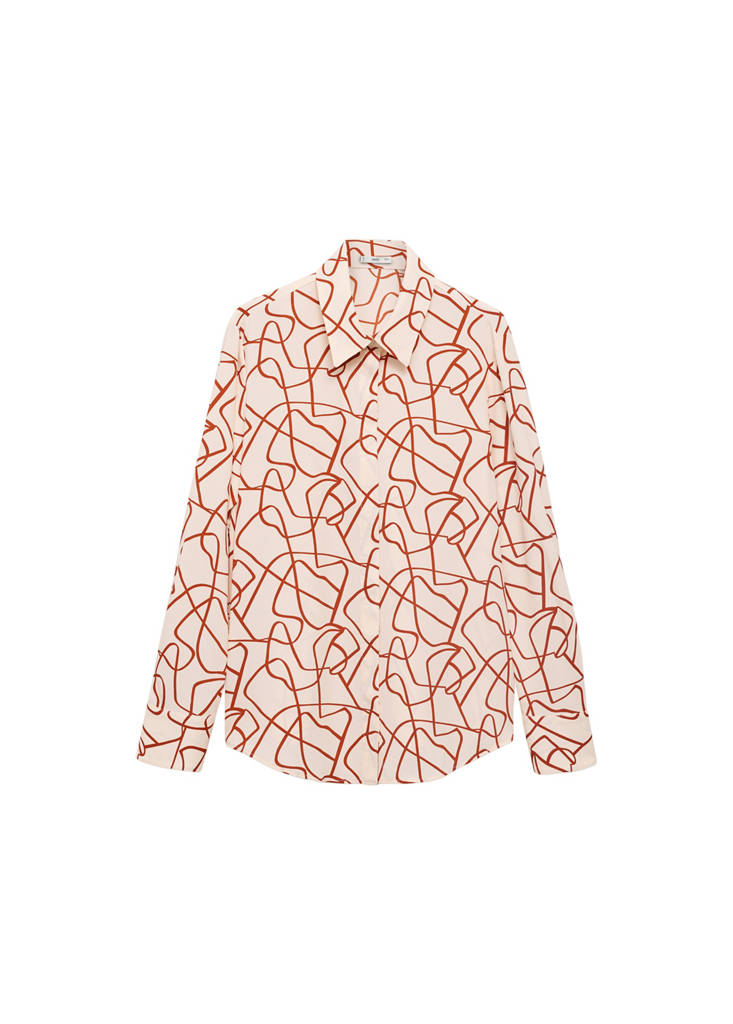 Chemise À Imprimé Abstrait
