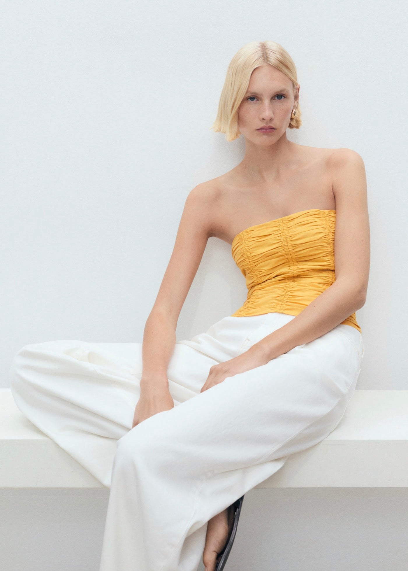 Top Bustier Froncé