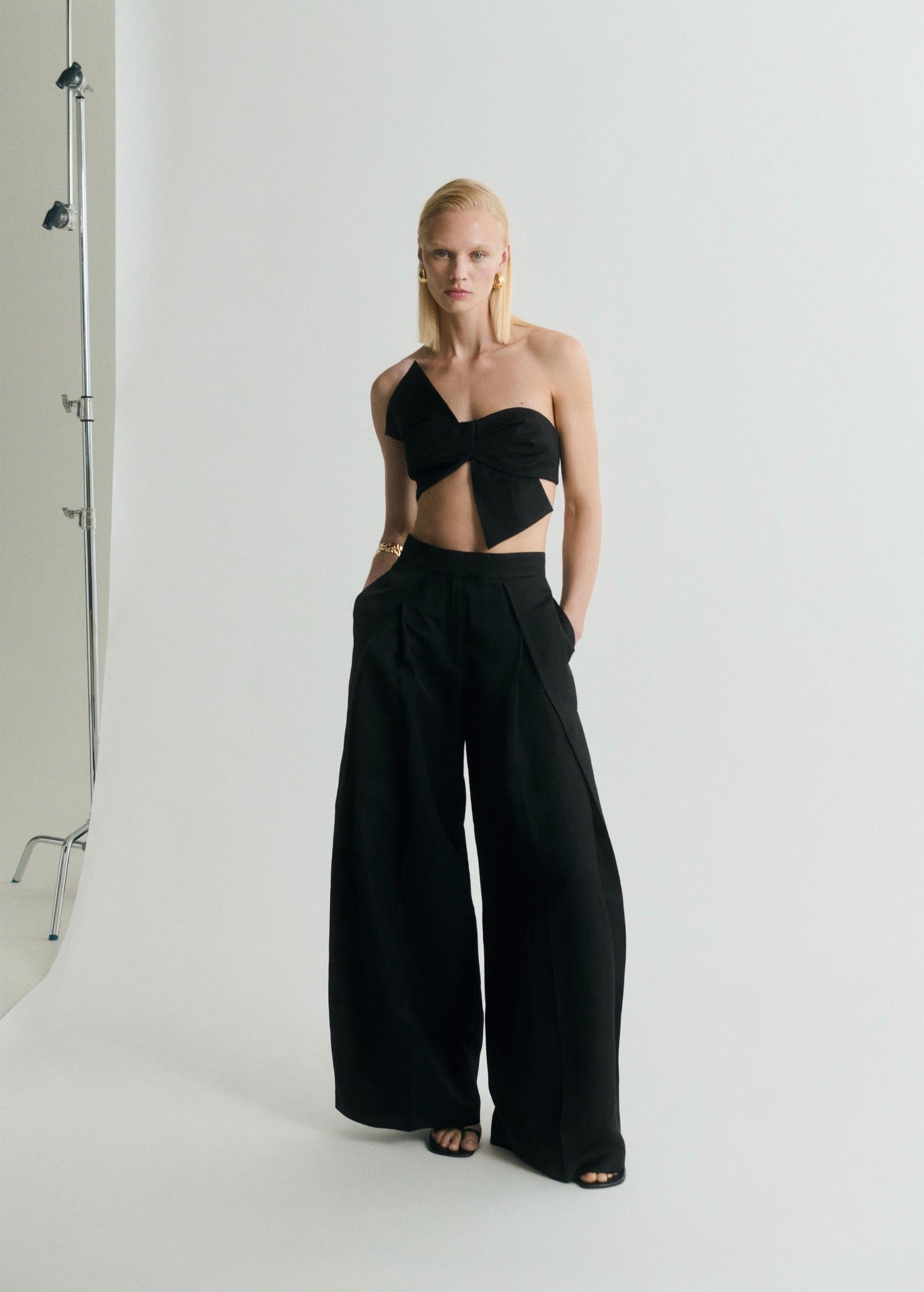 Pantalon Pinces Wideleg