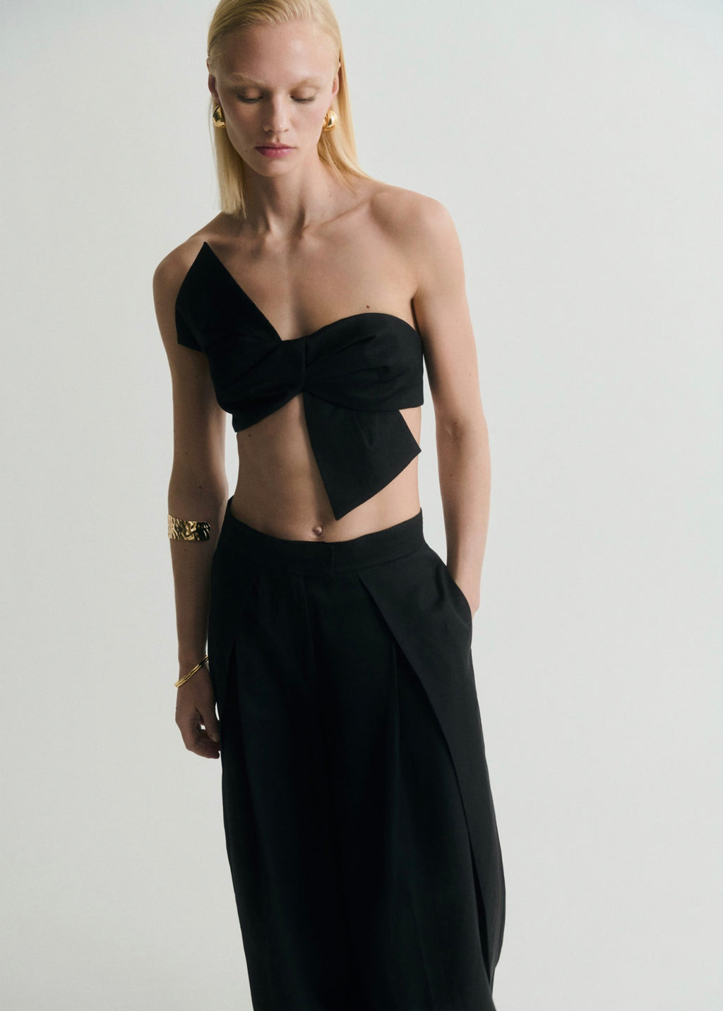 Pantalon Pinces Wideleg