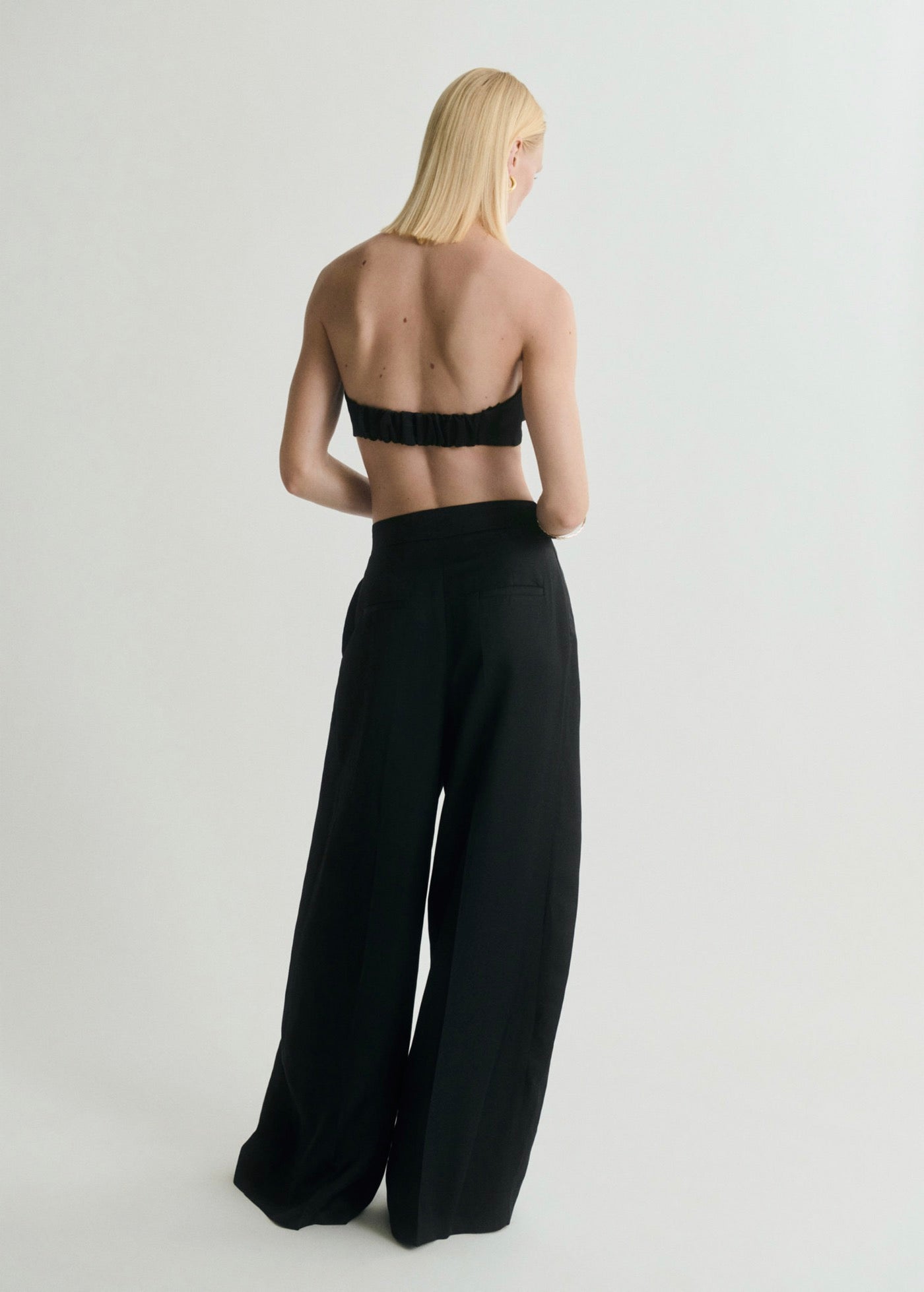 Pantalon Pinces Wideleg
