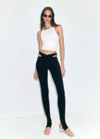 Legging Caille À Découpe