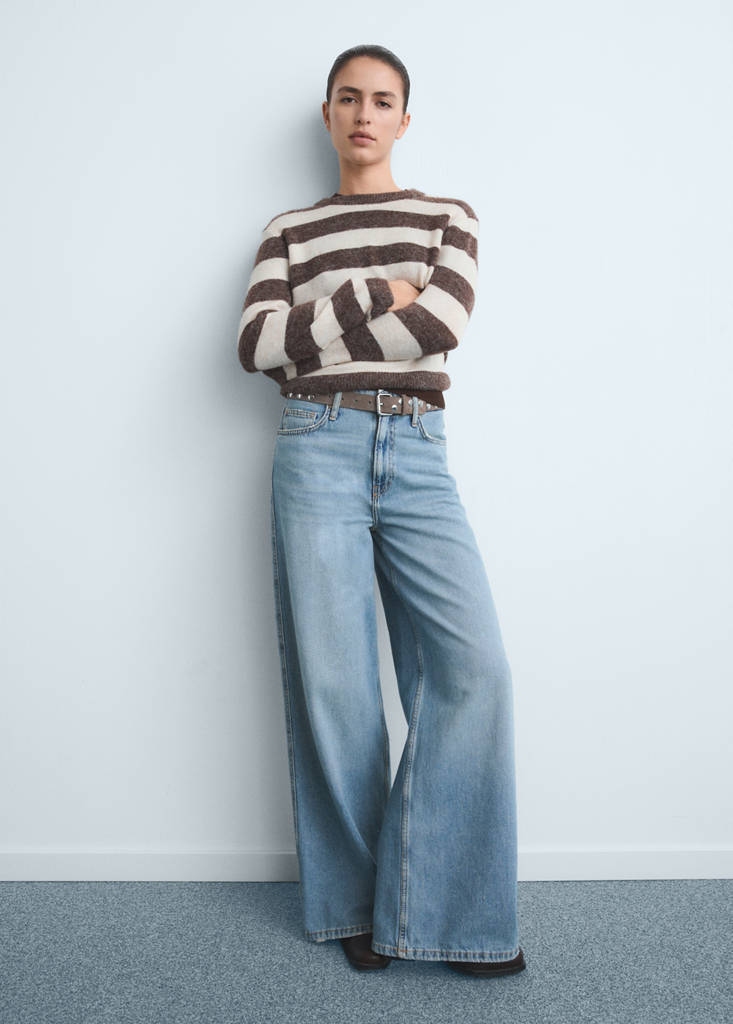 Jean Large Taille Haute