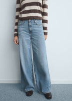 Jean Large Taille Haute