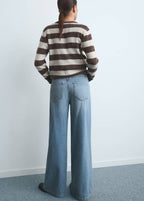 Jean Large Taille Haute