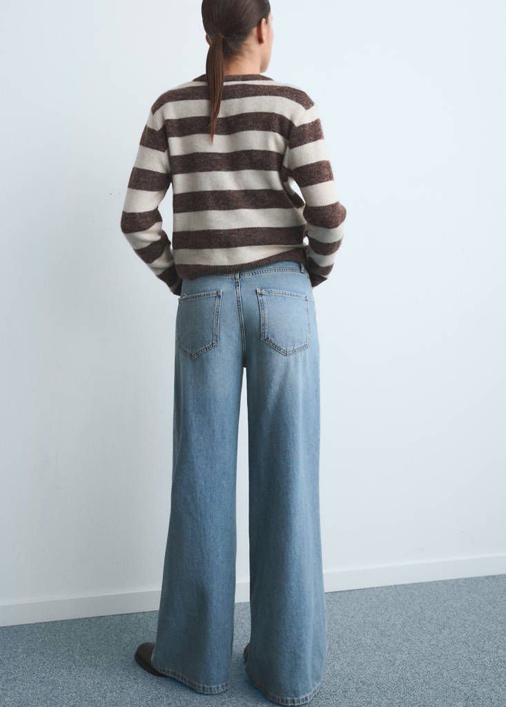 Jean Large Taille Haute