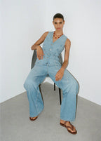 Jean Large Taille Haute