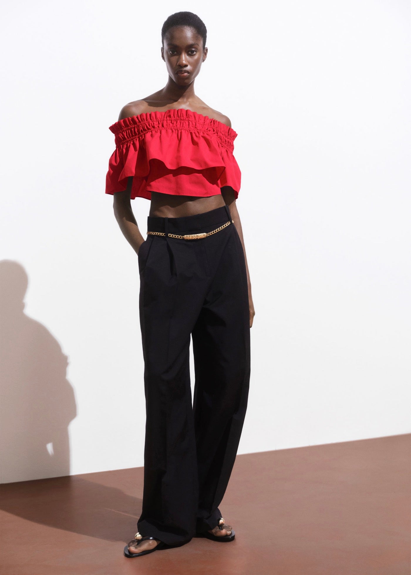 Top Bustier À Volants