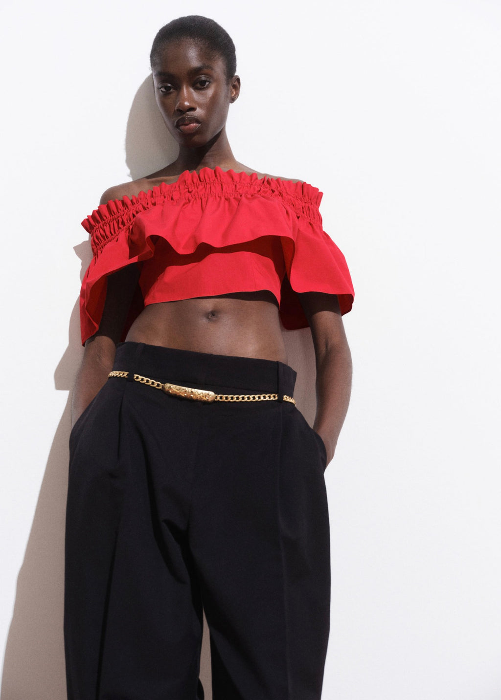 Top Bustier À Volants