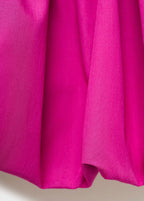 Robe Courte Froncée Ballon