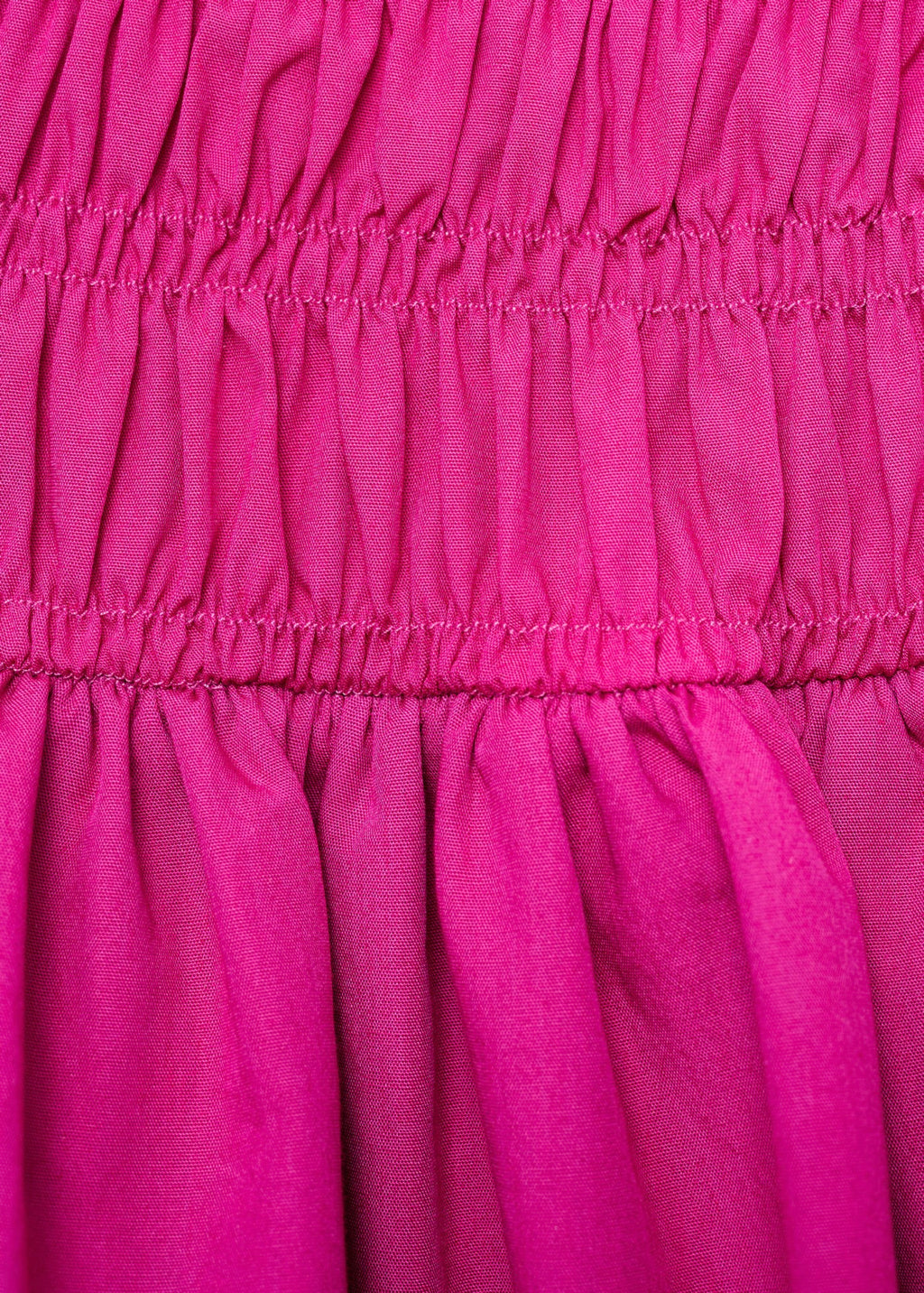 Robe Courte Froncée Ballon