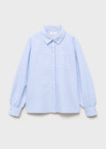 Chemise Carla Bleu - Fille