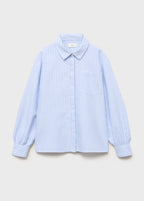 Chemise Carla Bleu - Fille